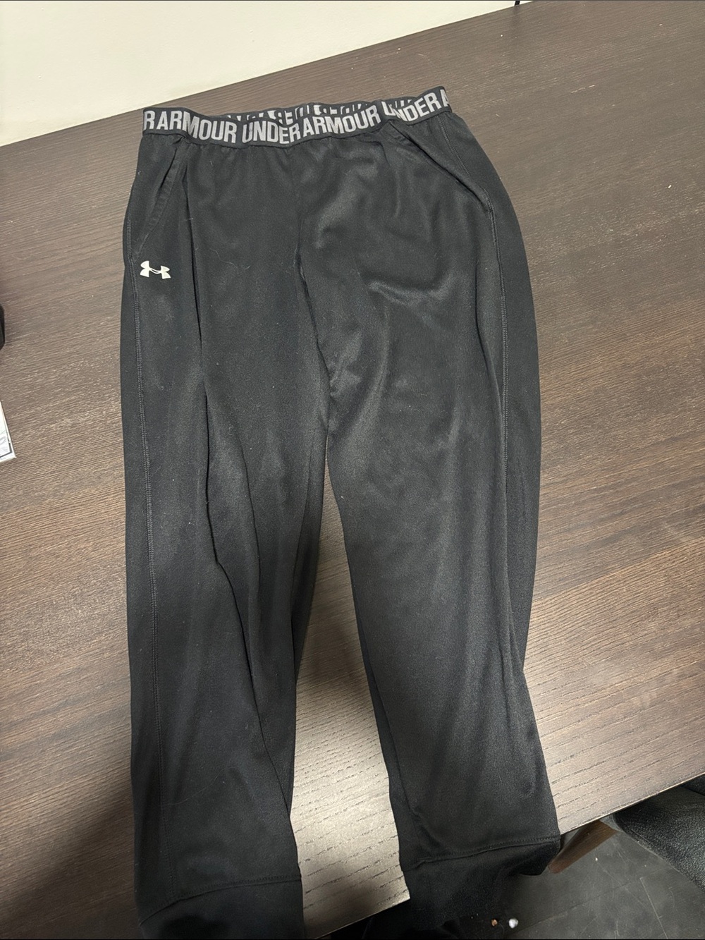 Under Armour Black Performance Joggers with Logo Waistband